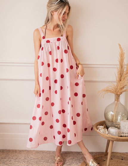 Kleid - Dots Of Sunshine - Babyrosa/Himbeere