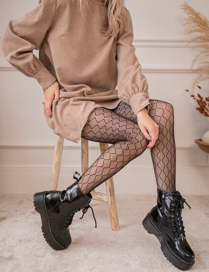 The Zigzag Way Black - Tights