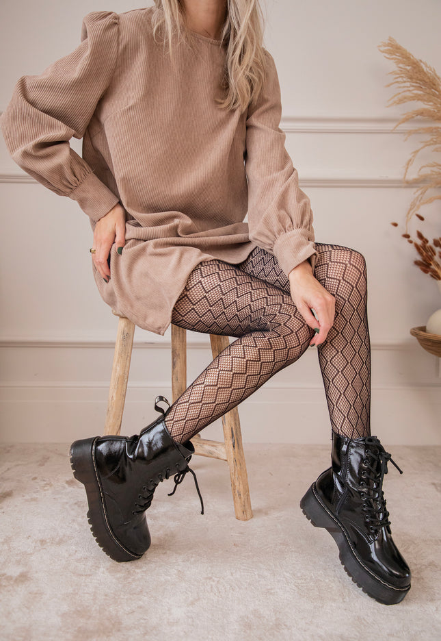 The Zigzag Way Black - Tights