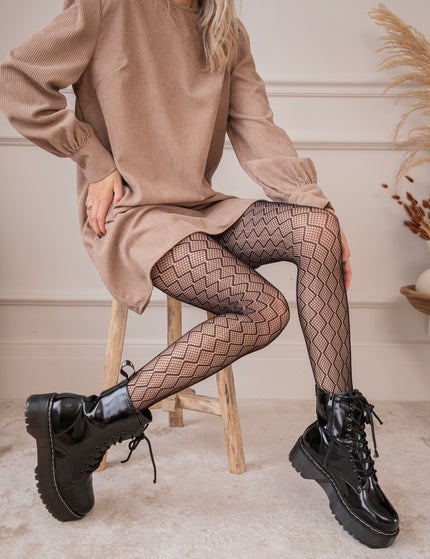 The Zigzag Way Black - Tights