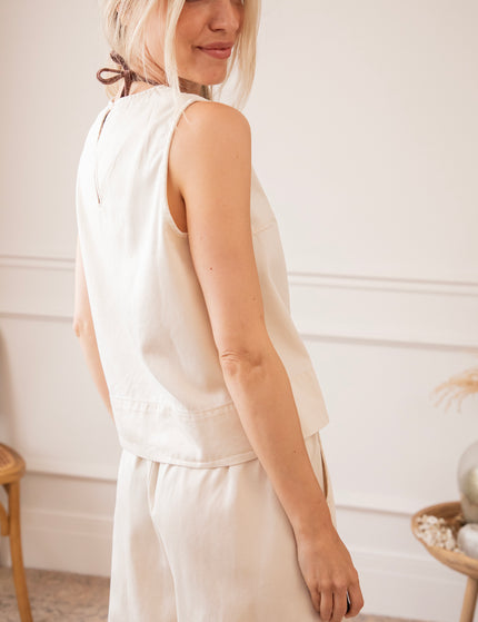 Easy Like Denim Beige - Pants