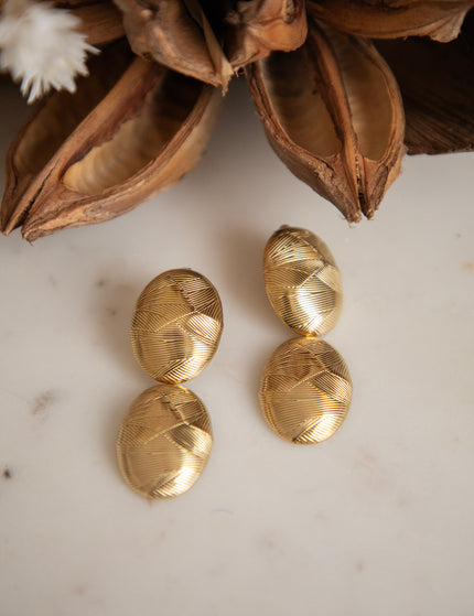 Aura Weave Gold - Oorbellen