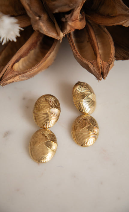 Aura Weave Gold - Oorbellen