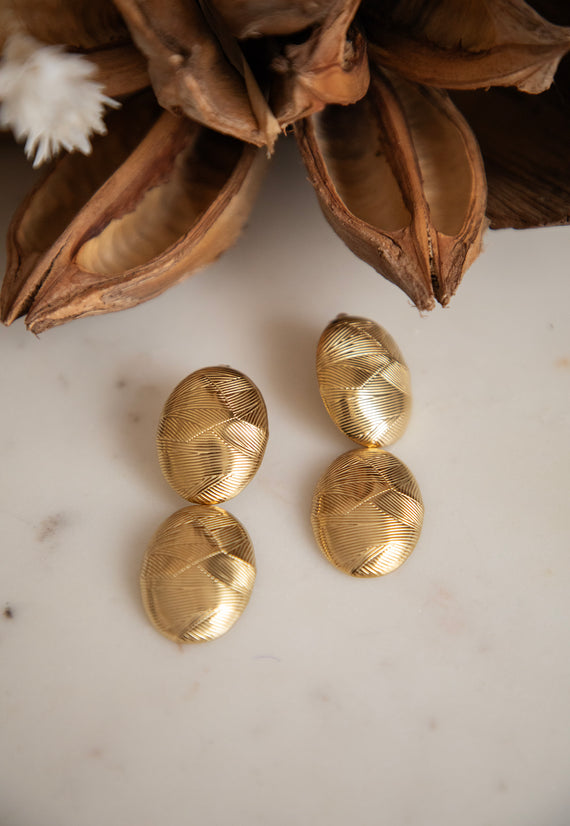 Aura Weave Gold - Oorbellen