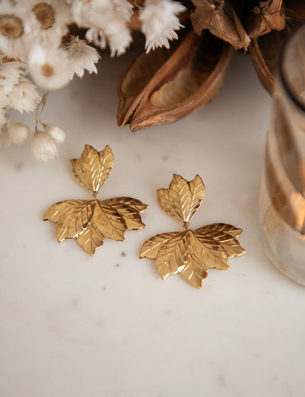 Glorious Leaves Gold - Oorbellen