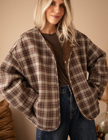 Jacke - Two Ways Teddy - Braun