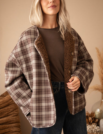 Jacke - Two Ways Teddy - Braun