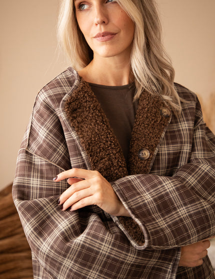 Jacke - Two Ways Teddy - Braun