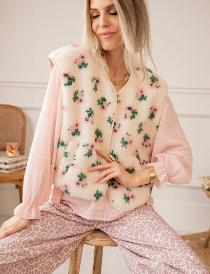 Whisper Waves Soft Pink - Blouse