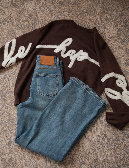 Pullover - Knit Happiness - Choco