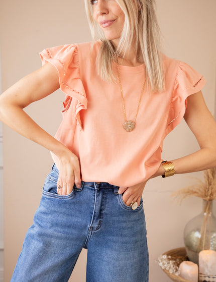Beau Ruches Coral - T-Shirt