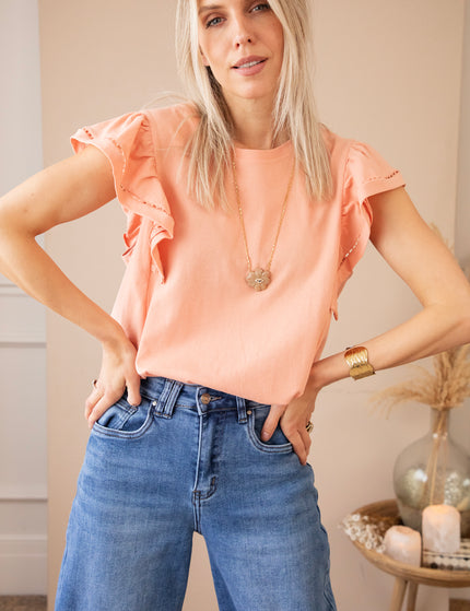 Beau Ruches Coral - T-Shirt