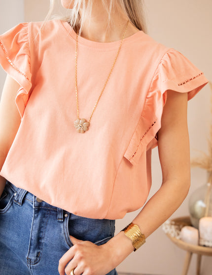Beau Ruches Coral - T-Shirt
