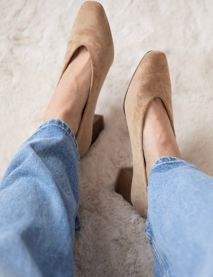 Heels - Bonny Suede - Beige