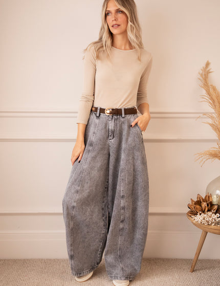 Jeans - Mason Wide Barrel - Rauchgrau