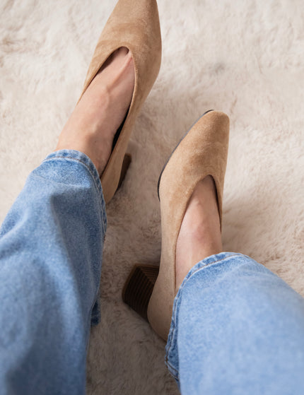 Heels - Bonny Suede - Beige