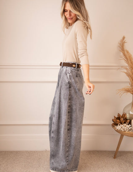 Jeans - Mason Wide Barrel - Rauchgrau
