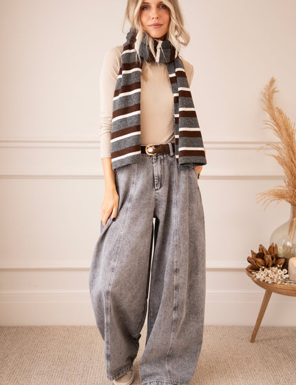 Jeans - Mason Wide Barrel - Rauchgrau