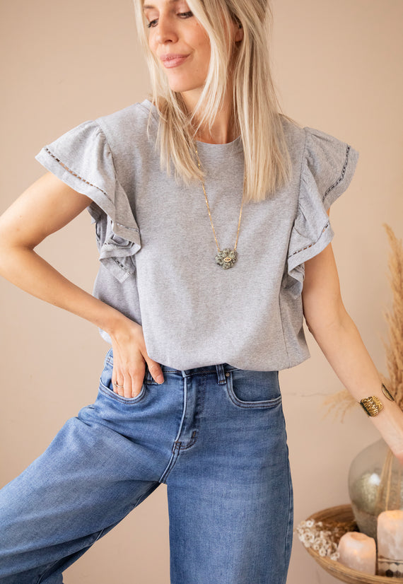 Beau Ruches Grey - T-Shirt
