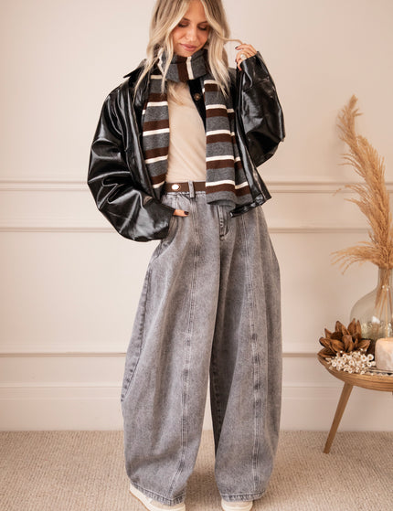 Jeans - Mason Wide Barrel - Rauchgrau