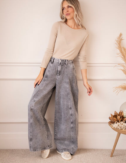 Jeans - Mason Wide Barrel - Rauchgrau