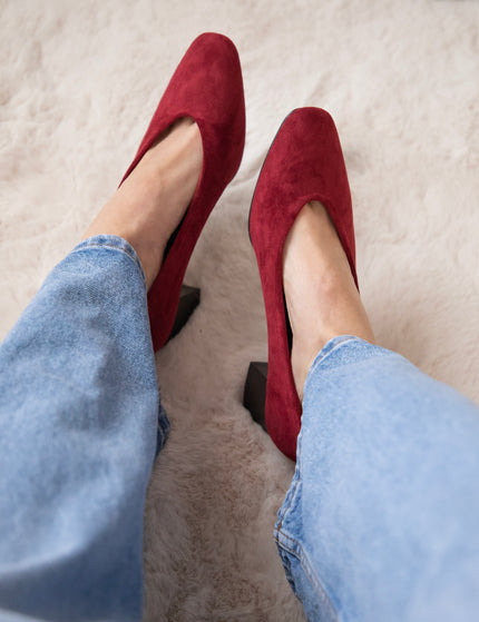 Heels - Bonny Suede - Bordeaux