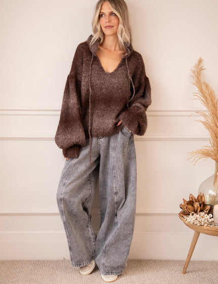 Pullover - Afterglow Fade - Braun