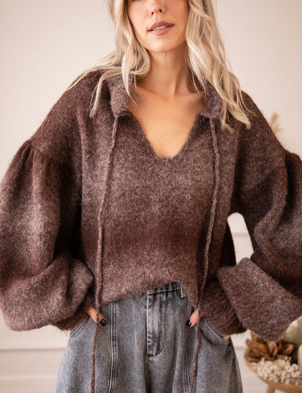 Pullover - Afterglow Fade - Braun