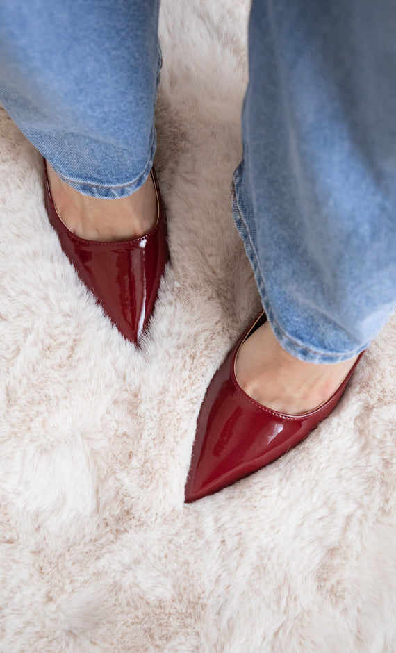 Heels - Delphine Lacquer - Bordeaux