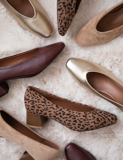 Bonny Leather Burgundy - Heels