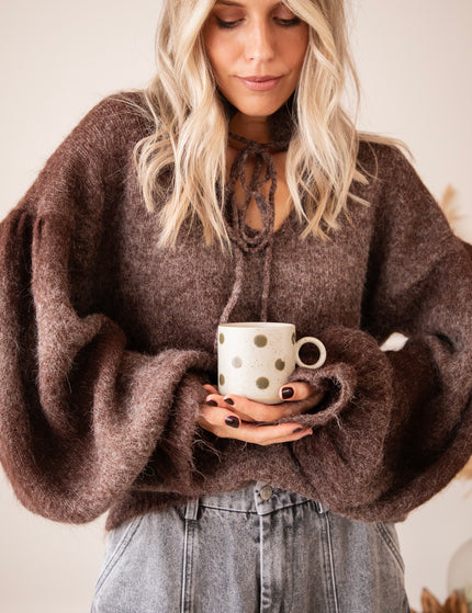 Pullover - Afterglow Fade - Braun