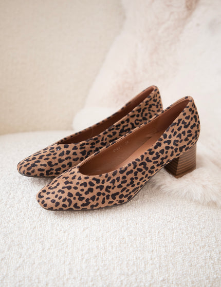 Heels - Bonny Leo Suede - Camel