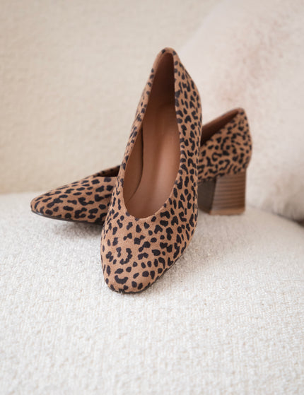 Heels - Bonny Leo Suede - Camel