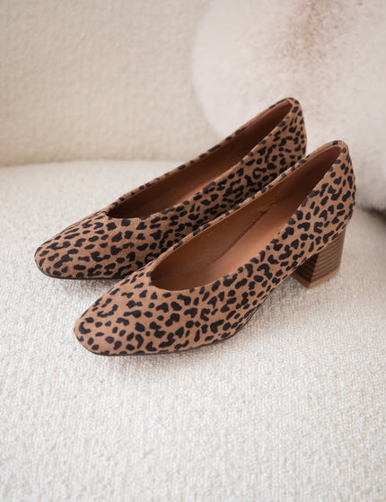 Heels - Bonny Leo Suede - Camel
