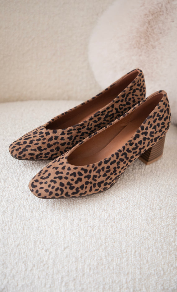 Heels - Bonny Leo Suede - Camel