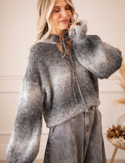 Pullover - Afterglow Fade - Grau