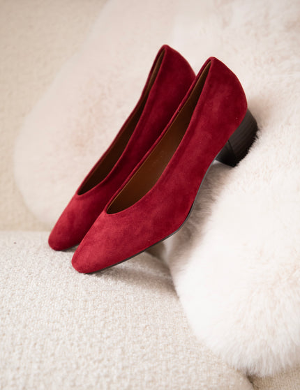 Heels - Bonny Suede - Bordeaux