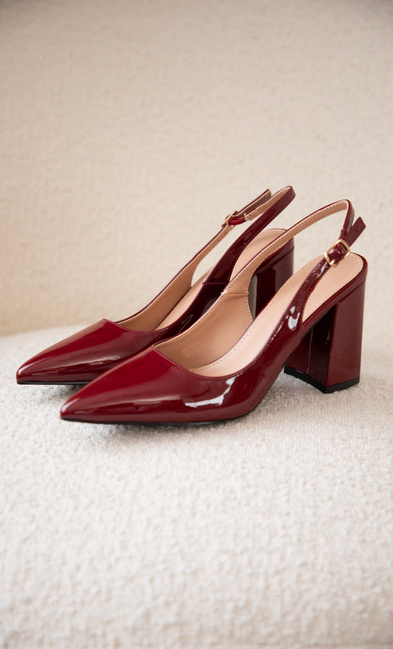 Heels - Delphine Lacquer - Bordeaux