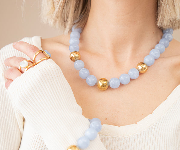 Beads Bliss Soft Blue - Ketting