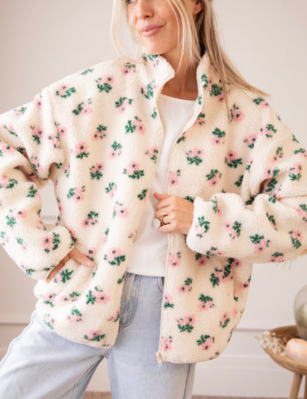 Blooming Bear Beige/Baby Pink - Jacket