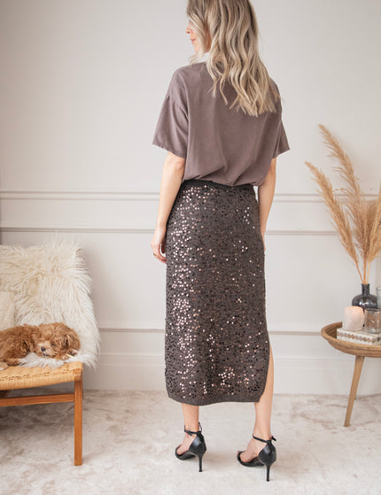 Soft Shimmer Dark Brown - Skirt