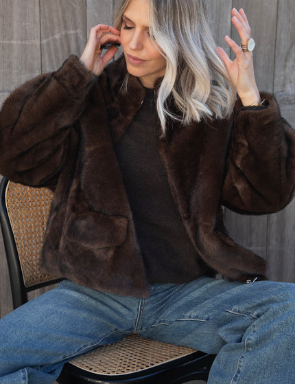 Those Fur Feels Choco - Jacket