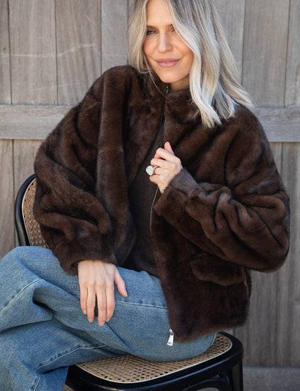 Those Fur Feels Choco - Jacket