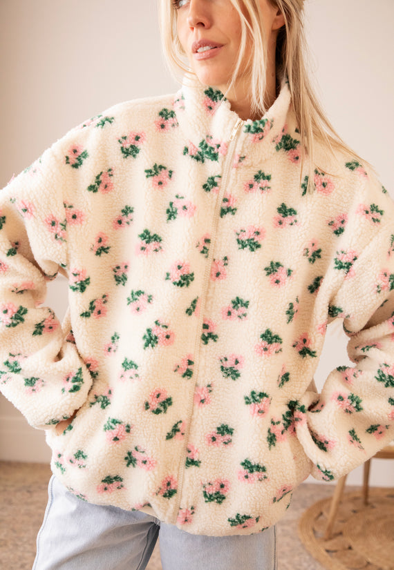 Blooming Bear Beige/Baby Pink - Jacket