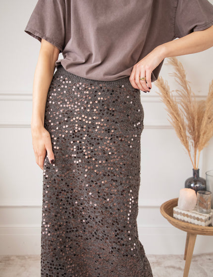 Soft Shimmer Dark Brown - Skirt