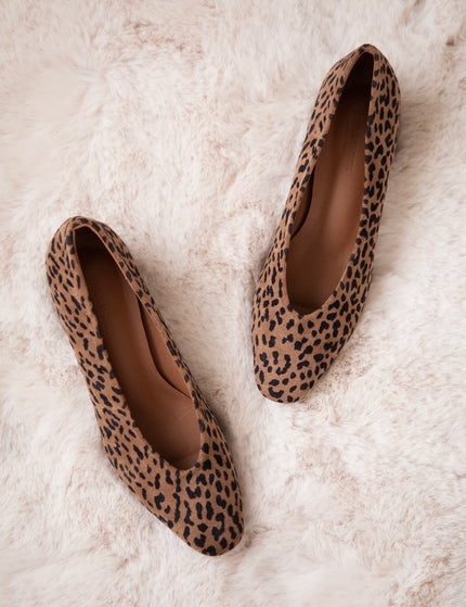 Heels - Bonny Leo Suede - Camel