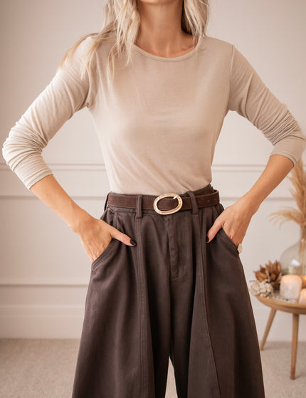 Jeans - Mason Wide Barrel - Schoko
