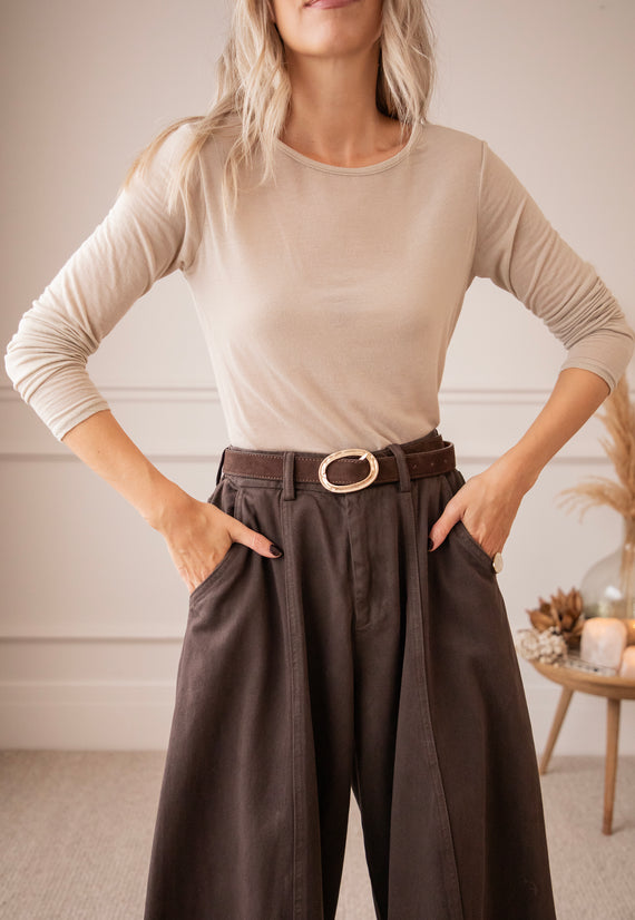 Jeans - Mason Wide Barrel - Schoko
