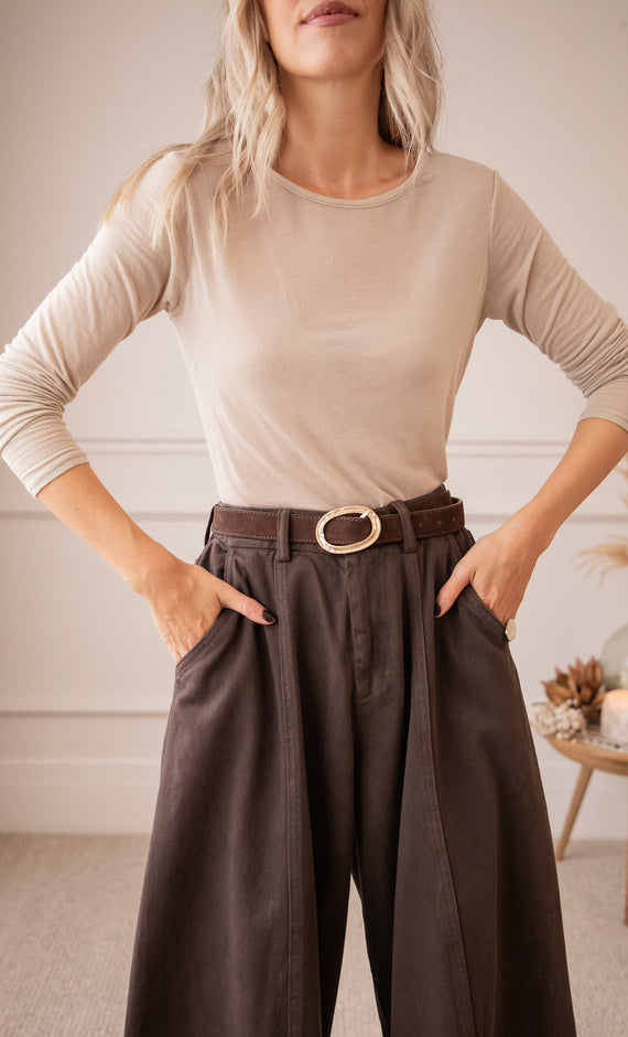 Jeans - Mason Wide Barrel - Schoko