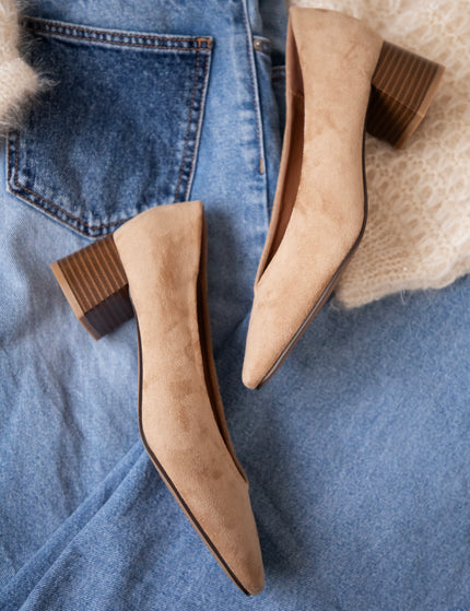 Heels - Bonny Suede - Beige